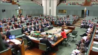 Tony Abbott thrown out of Question Time