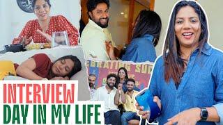 INTERVIEW DAY WITH DHYAN SREENIVASAN | VEENA MUKUNDAN | VLOG 9