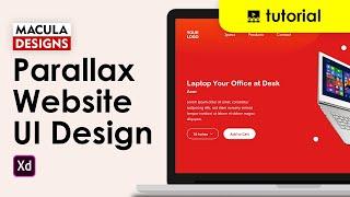 Parallax Website Design Tutorial - Macula Designs