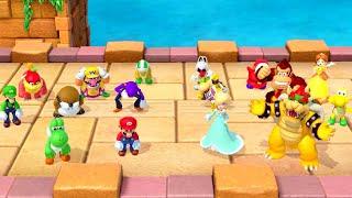 Super Mario Party - Yoshi vs Mario vs Bowser vs Rosalina (Max Difficulty)