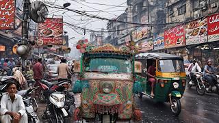  Lahore, Pakistan: 4K Walking Tour on Vibrant Mazang Road