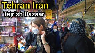 IRAN -(4k) Walking in Tajrish Bazaar Tehran2022/تهران بازارتجریش