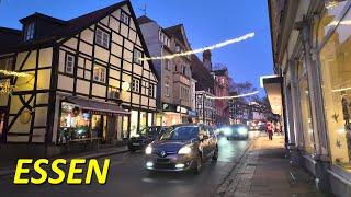 Stadt Essen walking 4K | Werden Dezember 2024