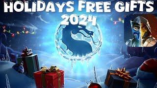 All my free Holidays Gifts Rewards in Mortal Kombat Mobile 2024