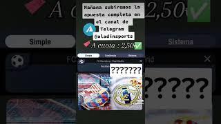 #apuestas #telegram #tipsters #dinerofacil #deportes