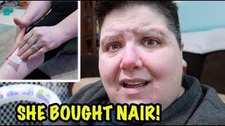 She bought NAIR and used it!