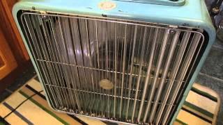 1960 Lasko 20 inch oscillating vintage box fan