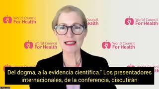 Invitación Dra. Tess Lawrie de World Council for Health al Congreso APSIIN y Fundación Chilelibre