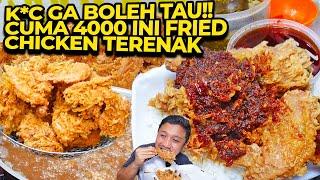 FRIED CHICKEN LOKAL TERENAK CUMA 4000 GEROBAKNYA KECIL BANGET!!!