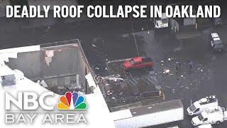 Deadly Roof Collapse, I-580 Flooding in Oakland