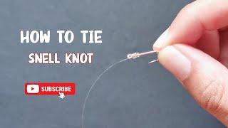 Dropper Loop Rig (Part 3): How to tie the Snell Knot #fishingknot #fishingrig #sgfishing