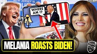 Melania Trump's Reaction to Donald's Biden Impersonation is Going VIRAL | This is Hysterical 