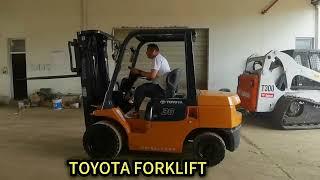 Used Toyota 30 Forklift Diesel 3 Ton Japan Engine