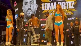 Abdullah Mason vs Angel Barrera weigh in | Esnews boxing