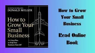 How to Grow Your Small Business | Author by  Donald Miller | Book Reading 