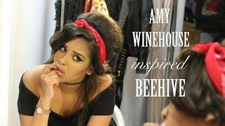 Amy Winehouse Inspired Beehive Hair Tutorial| ad