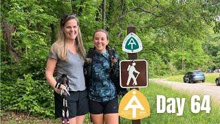 Day 64 | Special Visitor from Home | Appalachian Trail 2024
