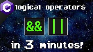 C# logical operators && || 