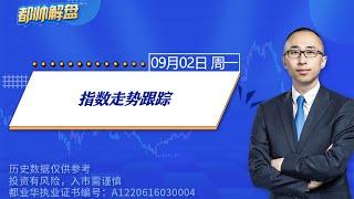 指数走势跟踪 | 2024.09.02 周一 A股解盘 | #上证指数 #收评 #股票行情 #大盘分析 #都业华 #每日解盘 #缠中说禅 #中枢理论 #技术面分析