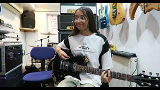 The View From The Afternoon - Arctic Monkeys Guitar Cover By  13 Year Old Zena