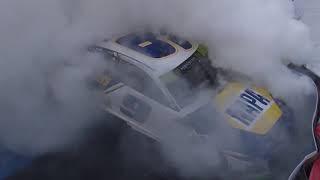 Chase Elliott sticks it to 'Heartburn Turn' with victory burnout | NASCAR at Charlotte Roval