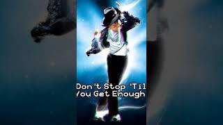 Don't Stop 'Til You Get Enough #michaeljackson #kingofpop #mj #offthewall