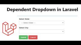 Dependent Drop Down in Laravel | How to Create Dependent Select box in Laravel | jQuery depedent