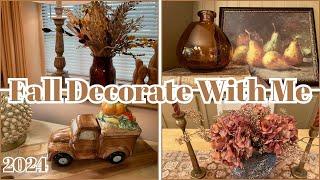 FALL DECORATE WITH ME 2024 * TRADITIONAL FALL DECOR