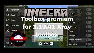 ToolDroid 1.19.41 premium modded toolbox 1.19.40 and below by modder official