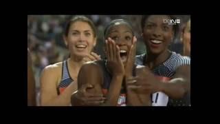 Kendra Harrison breaks 100 meter hurdles WORLD RECORD in 12.20 seconds!