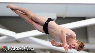 Carson Tyler puts on platform MASTERCLASS; secures Paris Olympics spot at Trials | NBC Sports