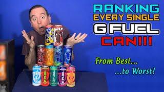 What is the best GFuel? Ranking Every GFuel Can & Ranked in order from Best to Least Best