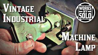 VINTAGE INDUSTRIAL BRIDGEPORT LAMP ADAPTER PLATE // MY FIRST BEGINNER MILLING MACHINE PROJECT! //