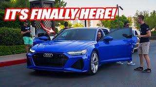 TAKING DELIVERY OF THE 1ST AUDI RS6 AVANT IN THE USA! *1 OF 25 IN NOGARO BLUE*