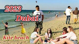 Kite Beach Dubai | 2023 The Best Public Beach | Dubai Beach Walking tour