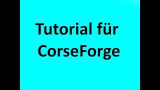 Tutorial für CorseForge