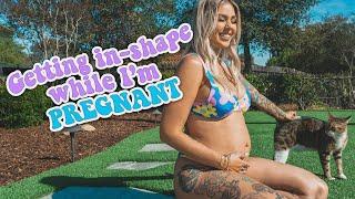 GETTING IN-SHAPE While I'm Pregnant!! Food Portions, Goals, Weight Gain/Loss  | KristenxLeanne