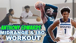 Anthony Edwards OFF SEASON workout Midrange, Pick and Roll, and Isolations