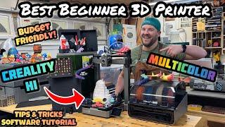 Best Beginner 3D Multicolor Printer: Budget Friendly, Fast & Easy- Creality Hi