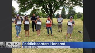 Paddleboarders Honored For Helping Suicidal Person In Middle Of McIntosh Lake