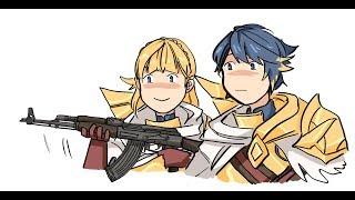 “Summoner said that this is the Sacred Weapon “AK-47″ - Fire Emblem Heroes Comic Dub