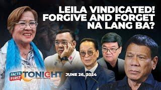 After vindication, will Leila de Lima go after Duterte et al?