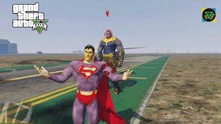 cosmic armor superman vs thanos gta 5#gta5#gtav#superman#thanos#gtavmods#vs#comics#whowouldwin