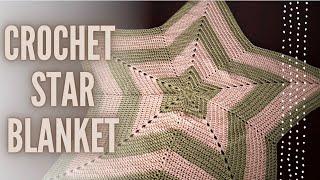 How to Crochet a Star Blanket Pattern | Tutorial EASY