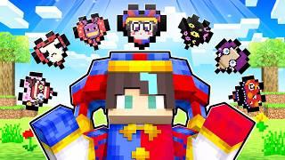 ¡Minecraft PERO hay CORAZONES del ASOMBROSO CIRCO DIGITAL!  - Misaki Gamer