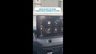 How to set up your Honda's infotainment system