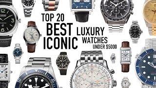 Top 20 Best Iconic Luxury Watches Under $5000 New/Used - Omega, Rolex, Tag Heuer, Tudor, JLC & More