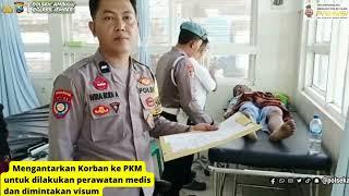 Penanganan Laka Lantas oleh Petugas Polsek Ambulu