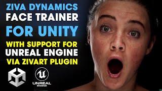 Real-Time Facial Animation ~ Ziva Dynamics Face Trainer for Unreal Engine Via ZivaRT UE4 Player