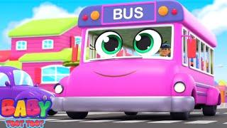 The Wheels On The Bus | Nursery Rhymes and Bus Song for Kids | Kindergarten Songs for Babies